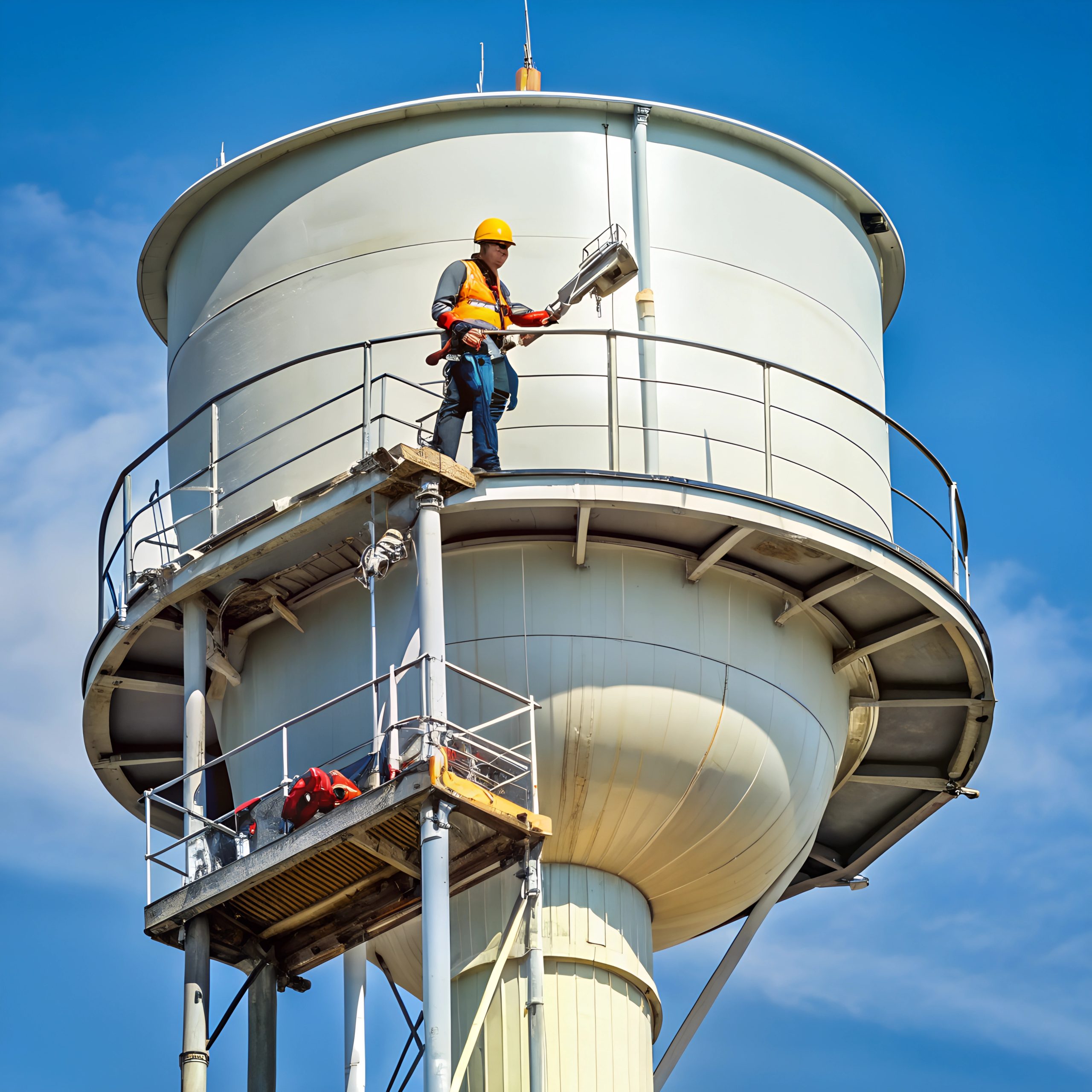 antenna-water-tower-being-repaired-by-technician-bucket-lift